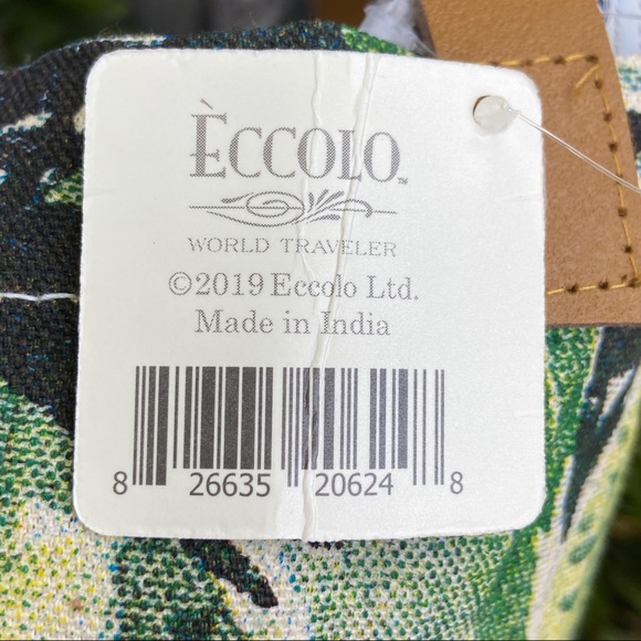 Botanical Pom Pom Tote With Inside Pocket Gift - Picture 4 of 11